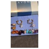 Avon hoop earrings with changeable charms