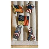 American Flag pins
