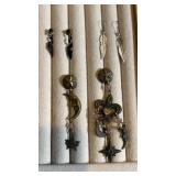 Dangle Moon earrings & other small dangle