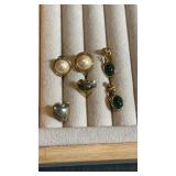 Clip on earrings. Hearts are magnetic.