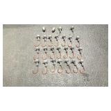 Lead Jig Heads Fishing Weights Lot