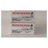 100rds Winchester 380 95gr