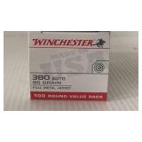 100rds Winchester 380 95gr