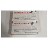 100rd Winchester 40 s&w 165 grain.
