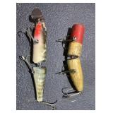 Vintage Jointed Fishing Lures Lot of 2