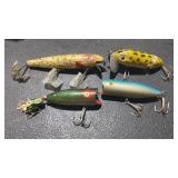 Vintage Fishing Lure Lot of 4