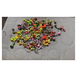 Jig Head Fishing Hooks Lot Painted Round Ball