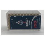 50 rds 30 gr CCI V-MAX 22 WMR