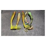 Soft Plastic Fishing Lure Lot Paddle Tail