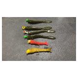 Soft Plastic Jig Head Fishing Lures 6pc