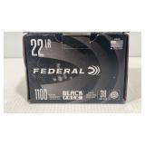 1100rds Federal lr22 38 grain.