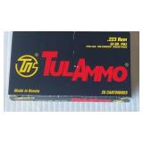 Tulammo .223 55 Gr. FML 20 cartridges.