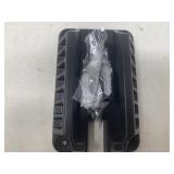 Wall mount plastic holster with screws
