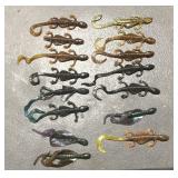 Soft Plastic Lizard Fishing Baits 15pc