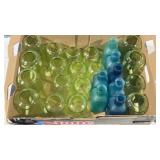 Assorted Decorative Glass Vase & Bottle Lot 