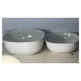 7"-9"x7"-9" Denmark Porcelain Serving Bowls
