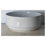 10"x10" Pier 1 White Stoneware Bowl