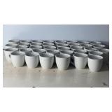 2.5"x2.5" White Demitasse Espresso Cup Lot.