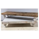 Set of 2 Rustic Wood Display Risers / Farmhouse