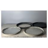 10-11x10-11"  Assorted Tart & Quiche Pans
