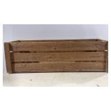 Rustic Wooden Slat Crate.