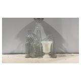 Assorted Glass Vase & Candle Holder Collection.