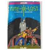 Atari Time Lost 1983 Computer Adventure