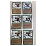 6x Grizzly Bears MTG 4th Edition Cards