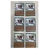6x Grizzly Bears MTG 4th Edition Cards