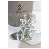 Swarovski Silver Crystal Reindeer