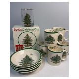 Spode double old fashioned, 4 bowls and 6 mugs