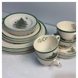 Spode dinner plates 4, salad plates 4, dessert