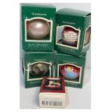 Hallmark grandparent and granddaughter ornaments