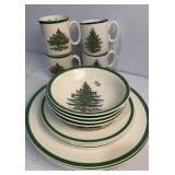 Spode place setting for 4,
