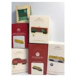 Collection of Hallmark Train Keepsake Ornaments -