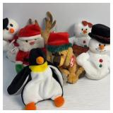Christmas and Winter Beanie Babies