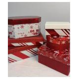 Red and white Christmas Gift Box assortment