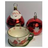 Candy dishes and large mug