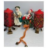 Vintage items including elf kissing ball