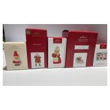 Santa and Mrs. Claus Hallmark ornaments