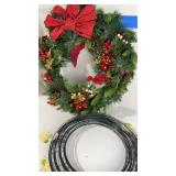 22ï¿½ Wreath w/ 9 Wreath Rings