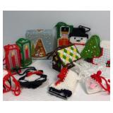 Various vintage crochet ornaments and mini