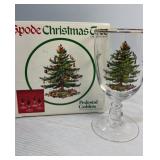 Spode Set of Four Pedestal Goblets (small chip on
