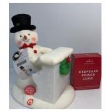 Hallmark Song Along Snowman and Power Cord