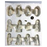 Porcelain George Good Nativity Set