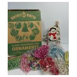 Shiny Bright box with various ornaments and beads
