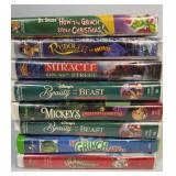 Collection of Christmas VHS tapes