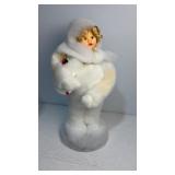 Snow girl music box