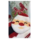 Pillow, Santa toilet seat cover, Rugs & Stockings