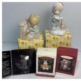 Collection of ornaments including two precious